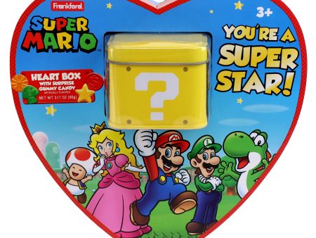 Super Mario Heart Mystery Box Valentine s Day Tin Cheap