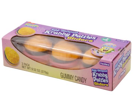 Krabby Patties Egg Shaped Slider 3pk Box-1pk Cheap