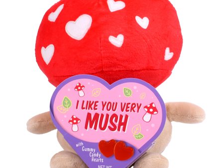 Mushroom Plush with Heart Box and Gummy Candy Hot on Sale