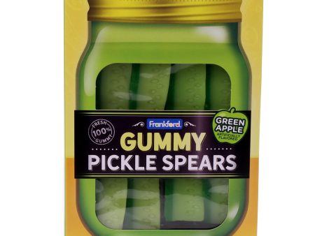 Frankford Giant Gummy Pickle Spears on Sale