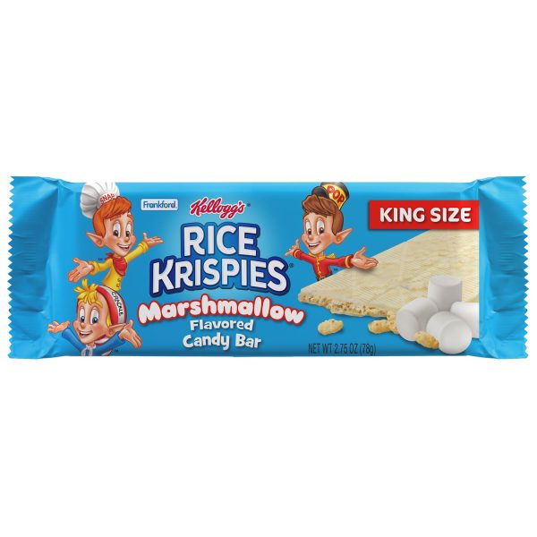 Kellogg s Rice Krispies Marshmallow Flavored Candy Bar Online now