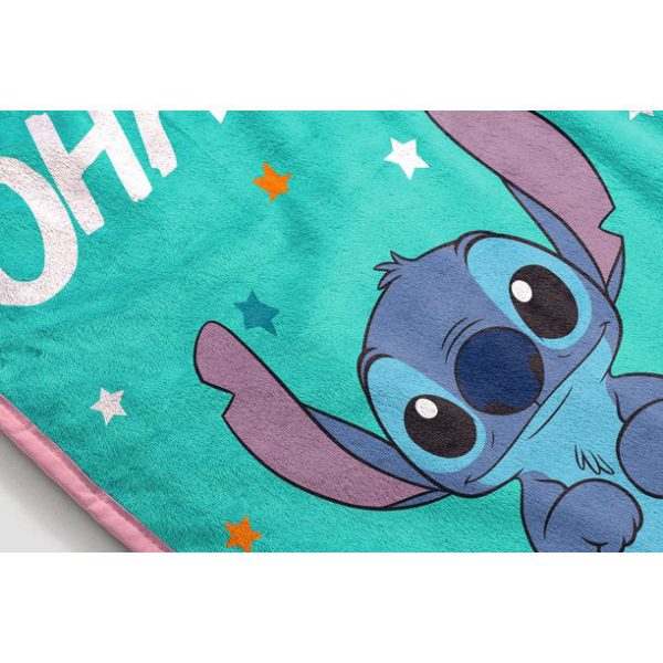 Disney Stitch 46  x 60  Super Soft Plush Throw (non-personalized) Sale