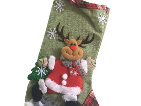 Rudloph the Red Nose Reindeer Christmas Stocking For Cheap