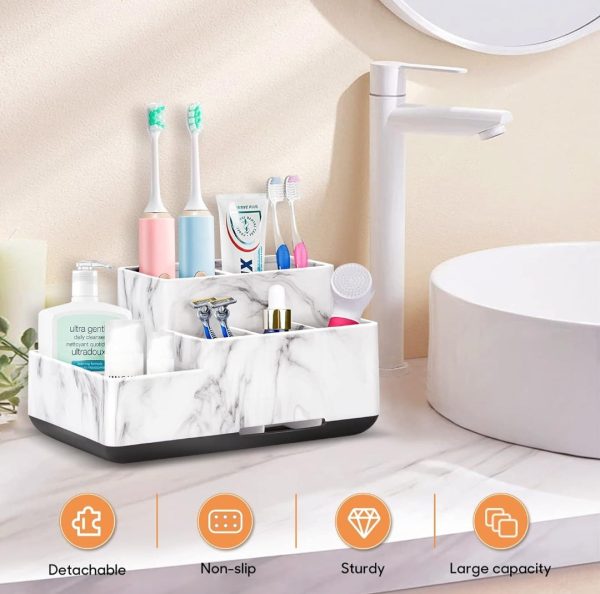 Toothbrush Holder,Bathroom Organizer Countertop For Cheap