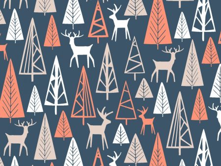 Woodland Deers Fabric by the yard Online