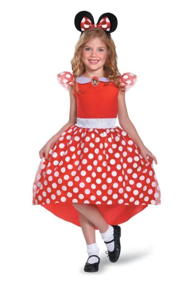 Red Minnie Mouse Mädchenkostüm Online now