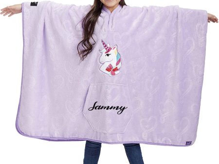 Personalized Jojo Siwa Throwbee® 50  x 60  Wearable Plush Throw Online now