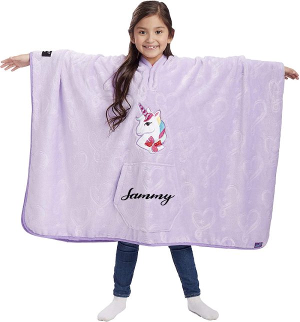 Personalized Jojo Siwa Throwbee® 50  x 60  Wearable Plush Throw Online now