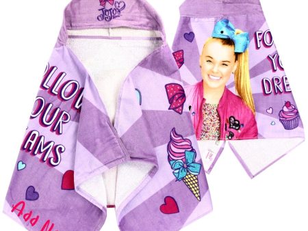 Personalized Embroidered Hooded Towel - Jojo Siwa Online Sale