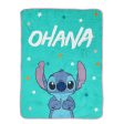 Disney Stitch 46  x 60  Super Soft Plush Throw (non-personalized) Sale