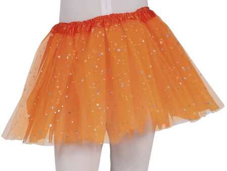 Mädchen Sternen Tutu 30cm orange Online Hot Sale