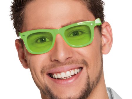 Neon Brille grün Cheap