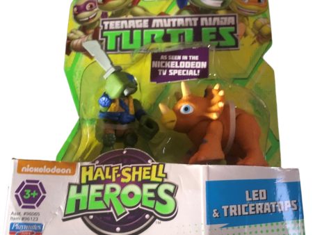 Leo & Triceratops - Teenage Mutant Ninja Turtles Half-Shell Heroes Sale