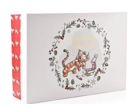 Winnie The Pooh Christmas Decorations Storage Box Discount