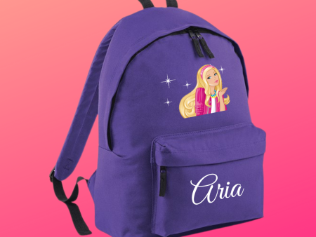 Purple School Bag - A4 Size Supply