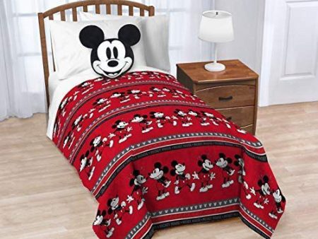 Disney® Mickey Mouse 60 x90  Throw Blanket and Pillow (non-personalized) Online Sale