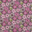 The Madison Collection Daisy on Gray Fabric by the yard Cheap