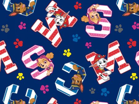 Nickelodeon Paw Patrol Favorite Pups Fabric by the yard Supply