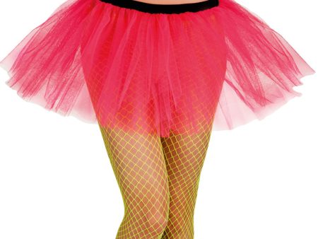 80er Party Tutu Rock neon-pink Discount