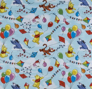 Disney Winnie The Pooh Balloon Friends Fabric by the yard For Sale