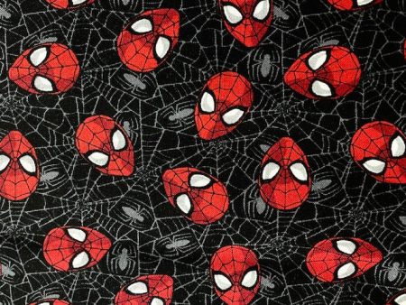 Marvel Spiderman Web Fabric by the yard Sale