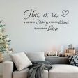 This is Us Crazy Loud Love Wall Decal Vinyl Love Quote Wall Supply