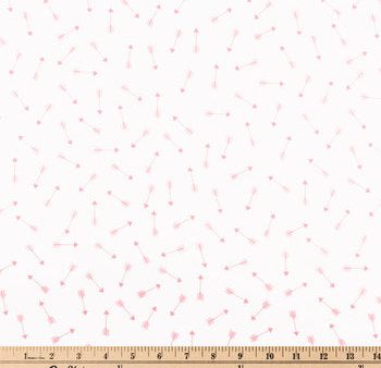 Aztec Light Pink Arrow Geometric Fabric by the yard Sale