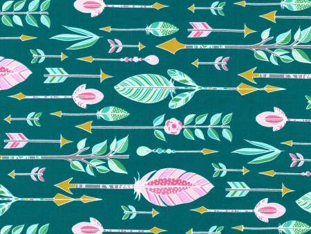 Aztec Arrow Go Your Own Way Geometric Fabric by the yard For Sale