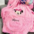 Personalized Minnie Mouse Throwbee® 50  x 60  Wearable Plush Throw Online Hot Sale