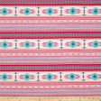 Tucson Aztec Pink Teal Fabric by the yard Cheap