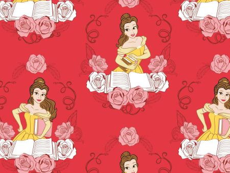 Disney Princess Belle Beauty and the Beast Fabric by the yard Cheap