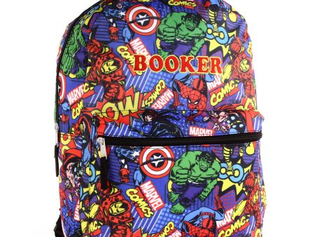 Personalized Embroidered 16 Inch Marvel Heroes Backpack For Sale