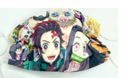 Anime Demon Slayer Disposable Face Mask x10 Online Hot Sale