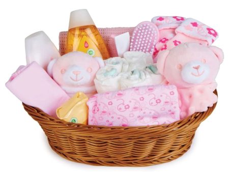 17 Baby Essentials for Newborn Unisex Perfect as Gender Reveal Gifts, Baby Shower Gifts & Christenings - Unisex Baby Gifts, Baby Hamper for Newborn Unisex in Rattan Basket For Cheap