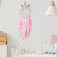 Unicorn Dream Catcher Girls Large Dreamcatcher Kids Bedroom Accessories Handmade Colorful Featrher Flowers Wall Hanging Decoration Nursery Blessing Birthday Gift Online now