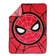 Spider-Man Glow In The Dark 46  x 60  Super Soft Plush Throw Sale