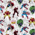 Marvel Avengers Action Comic Fabric by the yard Supply