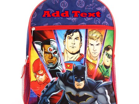 Personalized 16 Inch School Backpack - Justice League Online Hot Sale