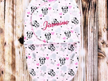 Personalized Disney Baby Swaddle - Minnie Mouse Discount