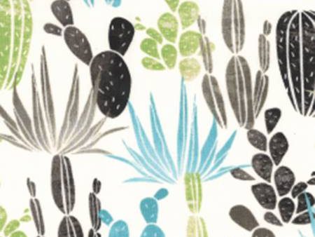 Cactus Floral Flowers Fabric by the yard Online