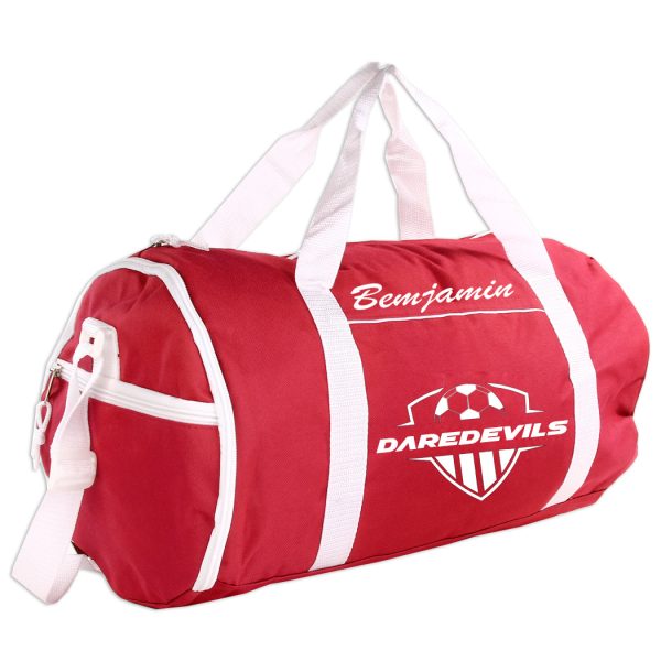 Personalized Sport Gym Roll Duffel Bag - Soccer (Available in 4 Colors) Sale