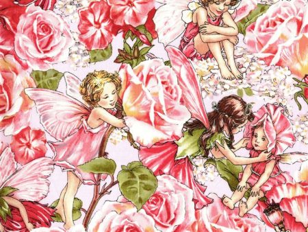 Sweet Garden Fairies Fabric by the yard on Sale