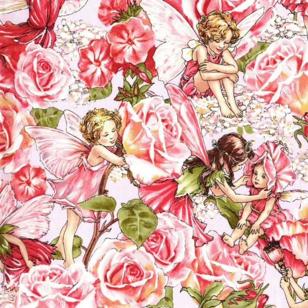 Sweet Garden Fairies Fabric by the yard on Sale