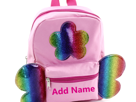 Personalized 10 Inch Critter Backpack - Flower Discount