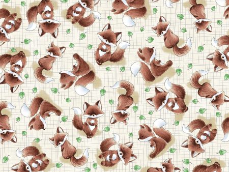 Bunnies Foxes Fabric by the yard For Discount