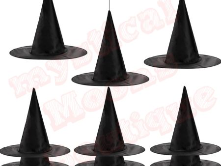 12 Pcs Halloween Hanging Swirl Decorations and Witch Hats, Haunted House Chandelier Decoration Halloween Party Decorations Party Supplies Online now