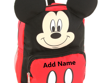 Personalized Mickey Mouse 10 Inch Mini Backpack with 3D Ears Hot on Sale