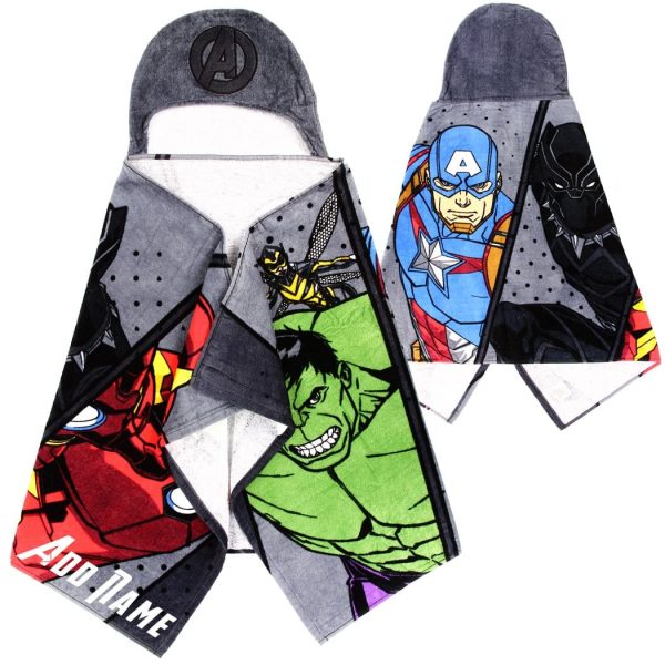 Personalized 3-Piece Lil  Splasher Gift Bundle - Avengers (Captain America) Fashion