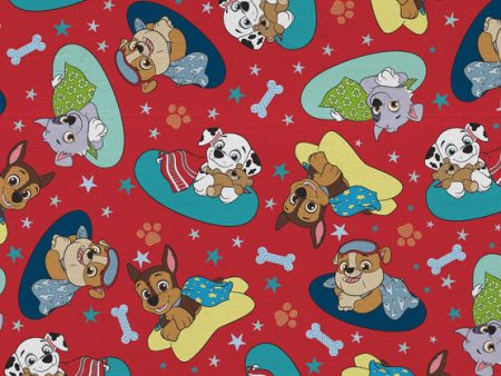 Nickelodeon Paw Patrol Bedtime Fabric by the yard For Sale