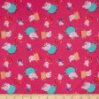 Disney Pig Peppa One Big Family Fabric by the yard For Discount